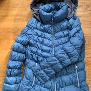 Reaction Kenneth Cole Teal lightweight packable Puffer Jacket. Medium